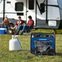 Westinghouse WGen5300DFcv – 5300 Watt Dual-Fuels Portable Generators w/ RV Outlet & CO Sensor (49-State)