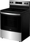 Whirlpool WFE535S0JS 5.3 cu. ft. Freestanding Electric Range with Fan Convection and Frozen Bake Technology, Stainless Steel