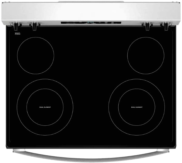 Whirlpool WFE535S0JS 5.3 cu. ft. Freestanding Electric Range with Fan Convection and Frozen Bake Technology, Stainless Steel