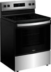 Whirlpool WFE535S0JS 5.3 cu. ft. Freestanding Electric Range with Fan Convection and Frozen Bake Technology, Stainless Steel