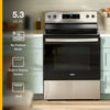 Whirlpool WFE535S0JS 5.3 cu. ft. Freestanding Electric Range with Fan Convection and Frozen Bake Technology, Stainless Steel