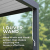 Yardistry Aluminum Louvered Pergola 12×12 ft