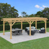 Yardistry Meridian Pergola Natural Cedar 10 ft×22 ft