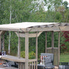 Yardistry Structures 10×14 Madison Cedar Pergola Timber Gray