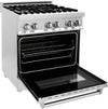 ZLINE 30-Inch Legacy Dual Fuel Range with Gas Cooktop & Electric Convection Oven, Stainless Steel (RA30)