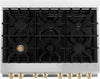 ZLINE Autograph Edition 36 Inch 4.6 Cu. Ft. Dual Fuel Range with Gold Accents, RAZ-36-G