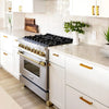 ZLINE Autograph Edition 36 Inch 4.6 Cu. Ft. Dual Fuel Range with Gold Accents, RAZ-36-G