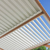 Yardistry Structures 13 x 11 ft Cedar Louvered Roof Pergola