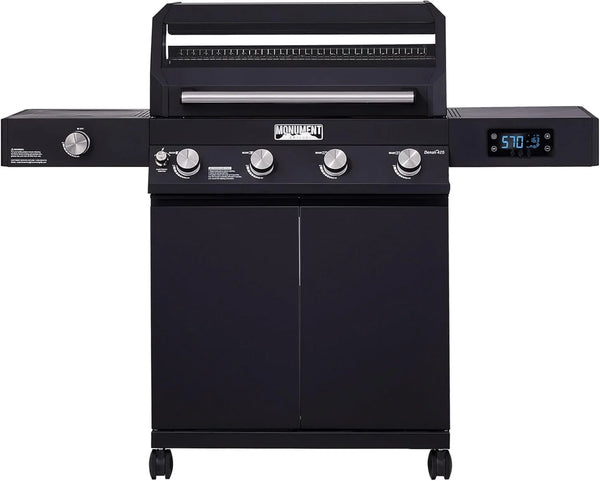 Monument Grills Denali 425 Black Smart Tech Propane Gas Grills